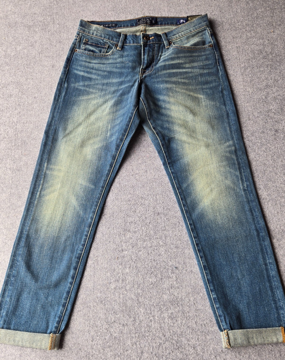 New Women's LUCKY BRAND Sienna Slim Boyfriend Jeans Size 4/27 (31"x27" Cuffed)